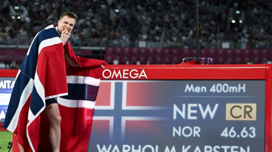  Norway's hurdles king Warholm wins fourth European title 