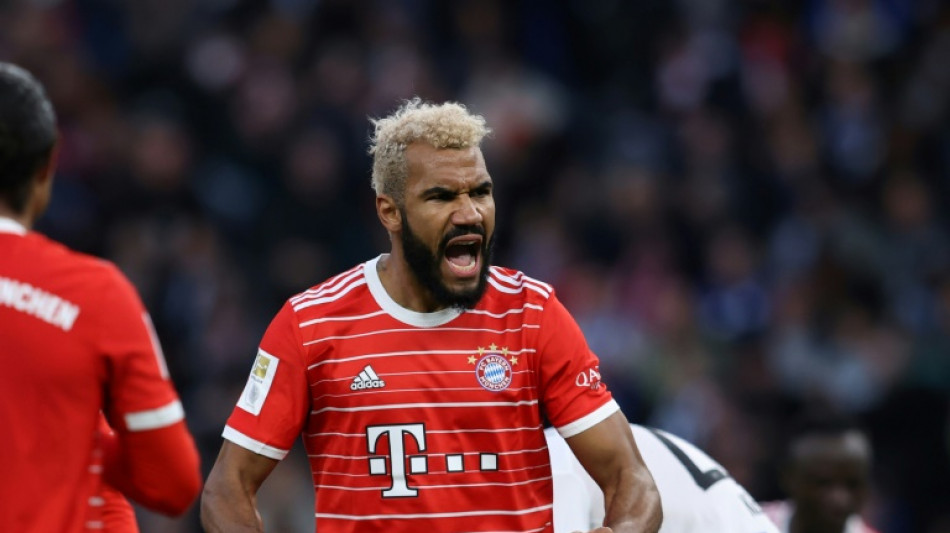 Choupo-Moting double sends Bayern top after 'wild' win at Hertha