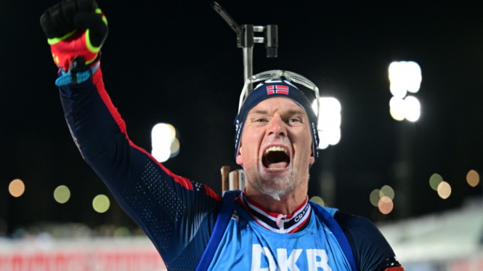 Biathlon: doublé norvégien sur l'individuel, une journée sans pour la France