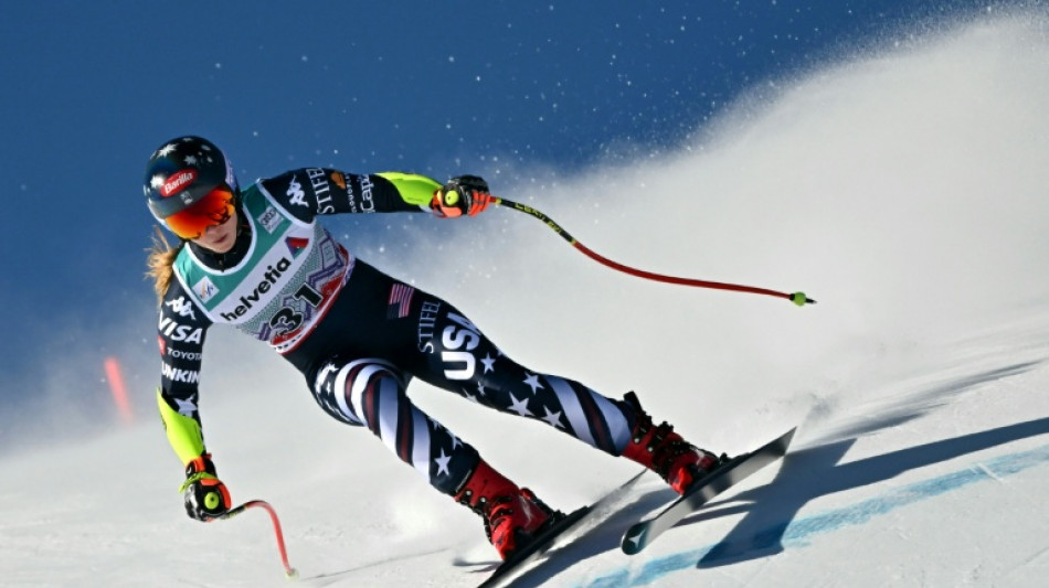 Robinson wins super-G, Vonn 4th as returning Shiffrin fails to finish
