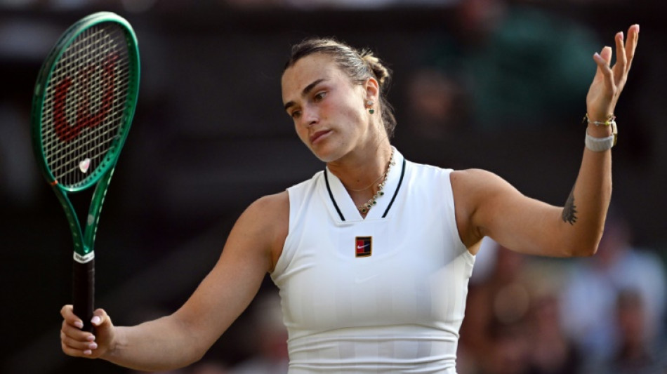 Sabalenka wants to drink, 'forget about tennis' after Wimbledon exit 