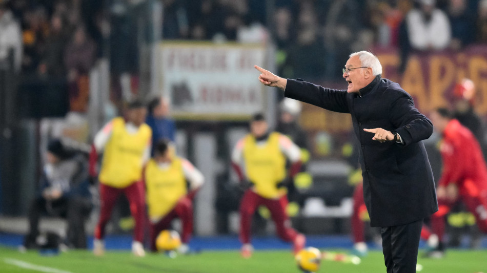 Ranieri 'Roma ok, continuiamo cos&igrave; e faremo bene'