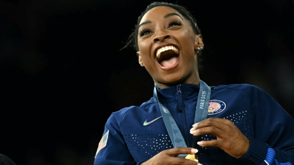 Simone Biles conduce a EEUU al oro por equipos en gimnasia de Par&iacute;s-2024