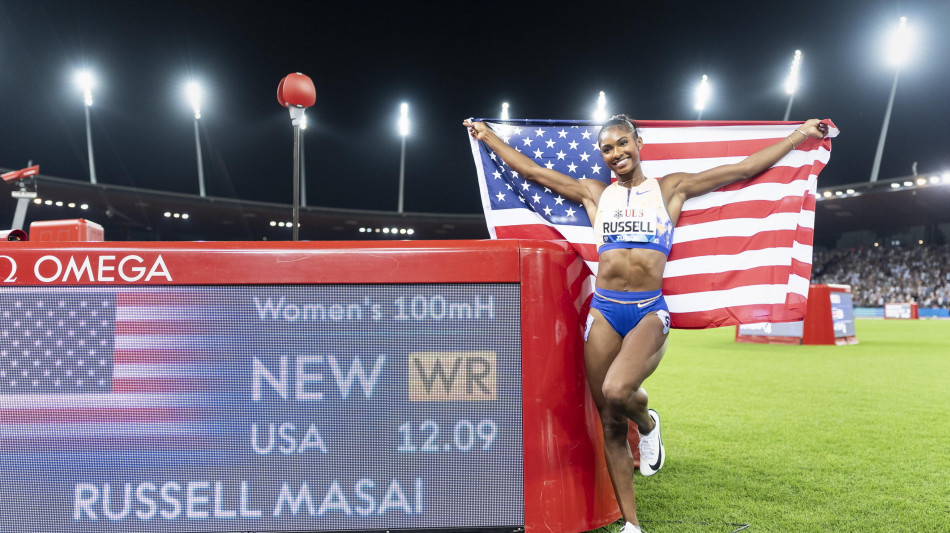  Atletica: Russell record del mondo nei 100 ostacoli, Duplantis batte Karalis 