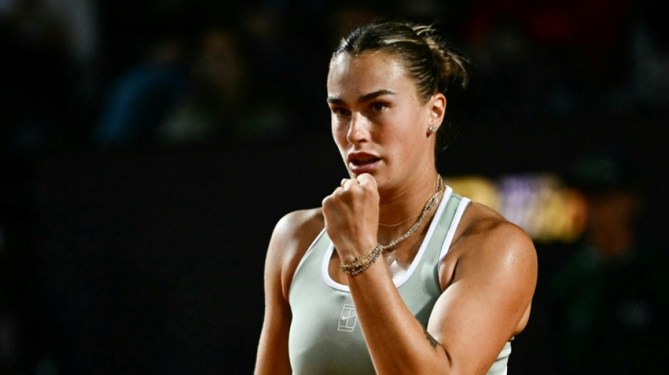  Sabalenka, champion Paolini open Italian Open accounts  